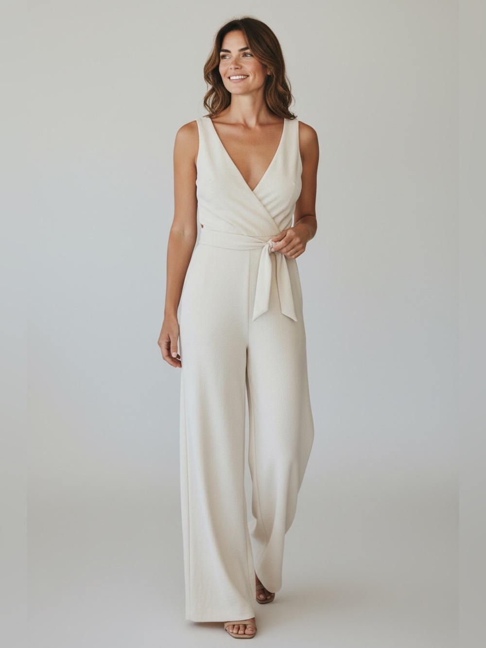 Wilfred V-Neck sleeveless Jumpsuit